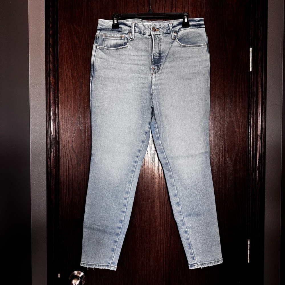 GOOD AMERICAN Women's Light Blue Jeans
